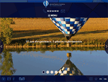 Tablet Screenshot of montgolfieres-gascogne.fr